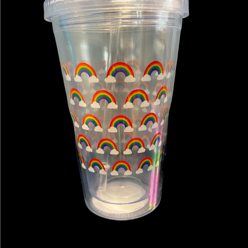 16 oz tumbler with straw